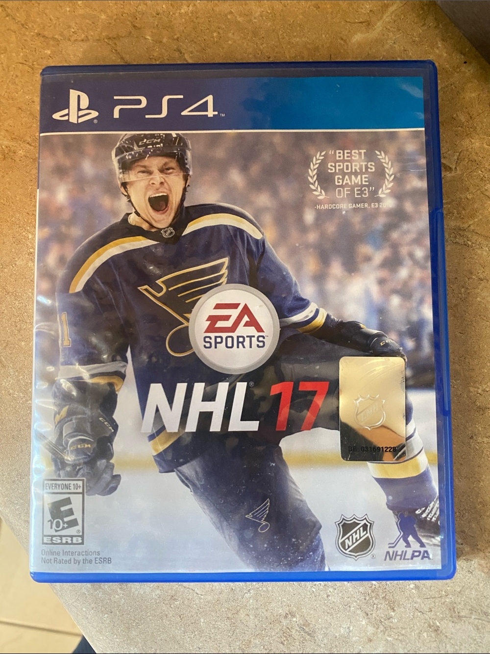 NHL 17 PS4 Video Game - EA Sports - Blue
